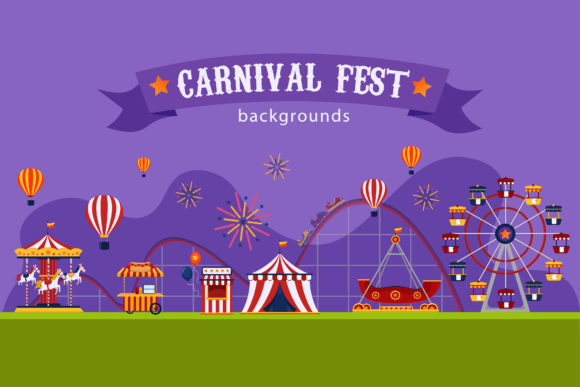 Carnival Fest Background B: Elevate Your Design