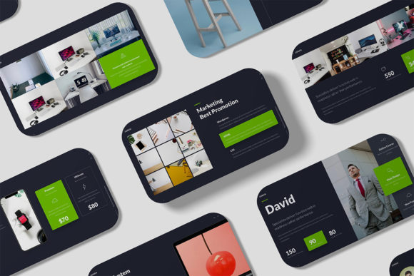 Enhance Your Presentations with LORAN Green Template