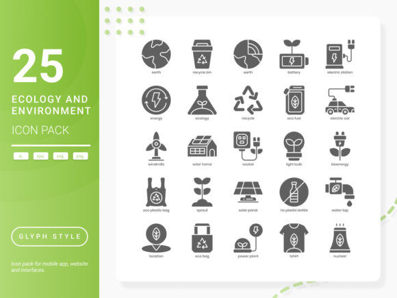 Enhancing Your Design with the Ecology and Environment Icon Pack