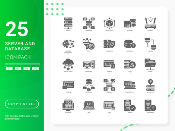 Enhancing Your Digital Presence with the Server and Database Icon Pack