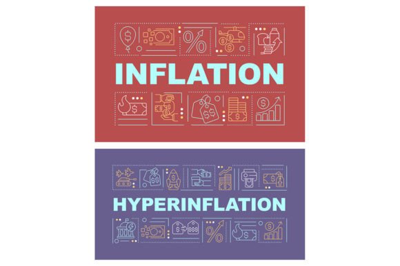 Inflation Word Concepts Banner Set