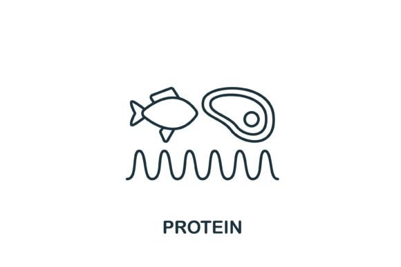 Protein Icon: Versatile Symbol for Web and Design