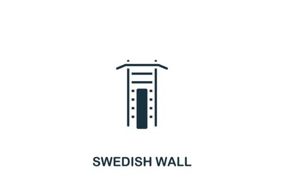 Swedish Wall Icon: A Versatile Fitness Symbol for Modern Design
