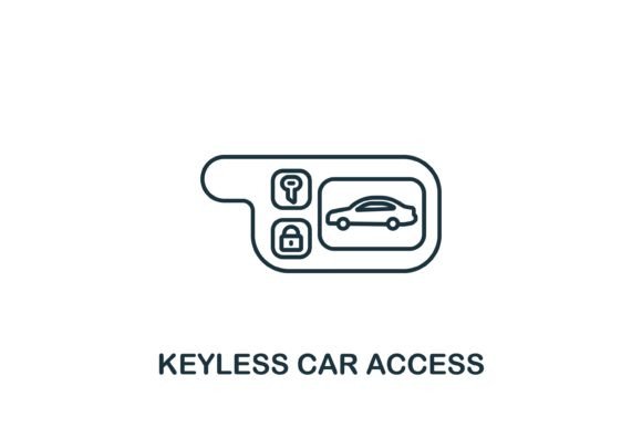 Unlocking Convenience: The Keyless Car Access Icon in Modern Design