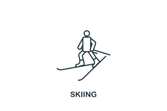 Unlocking Creativity with the Versatile Skiing Icon